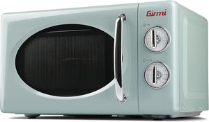 Girmi FM2100 Combination Microwave Oven, 1150W, 20L Capacity, Stainless Steel, Aqua Green