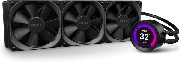 NZXT KRAKEN Z73 360mm - RL-KRZ73-R1 - AIO RGB CPU Liquid Cooler - Customizable LCD Display - Improved Pump - RGB Connector - Aer RGB 2 120mm Radiat...