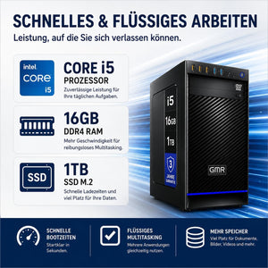 GMR Ultra i7 Business Office Desktop PC