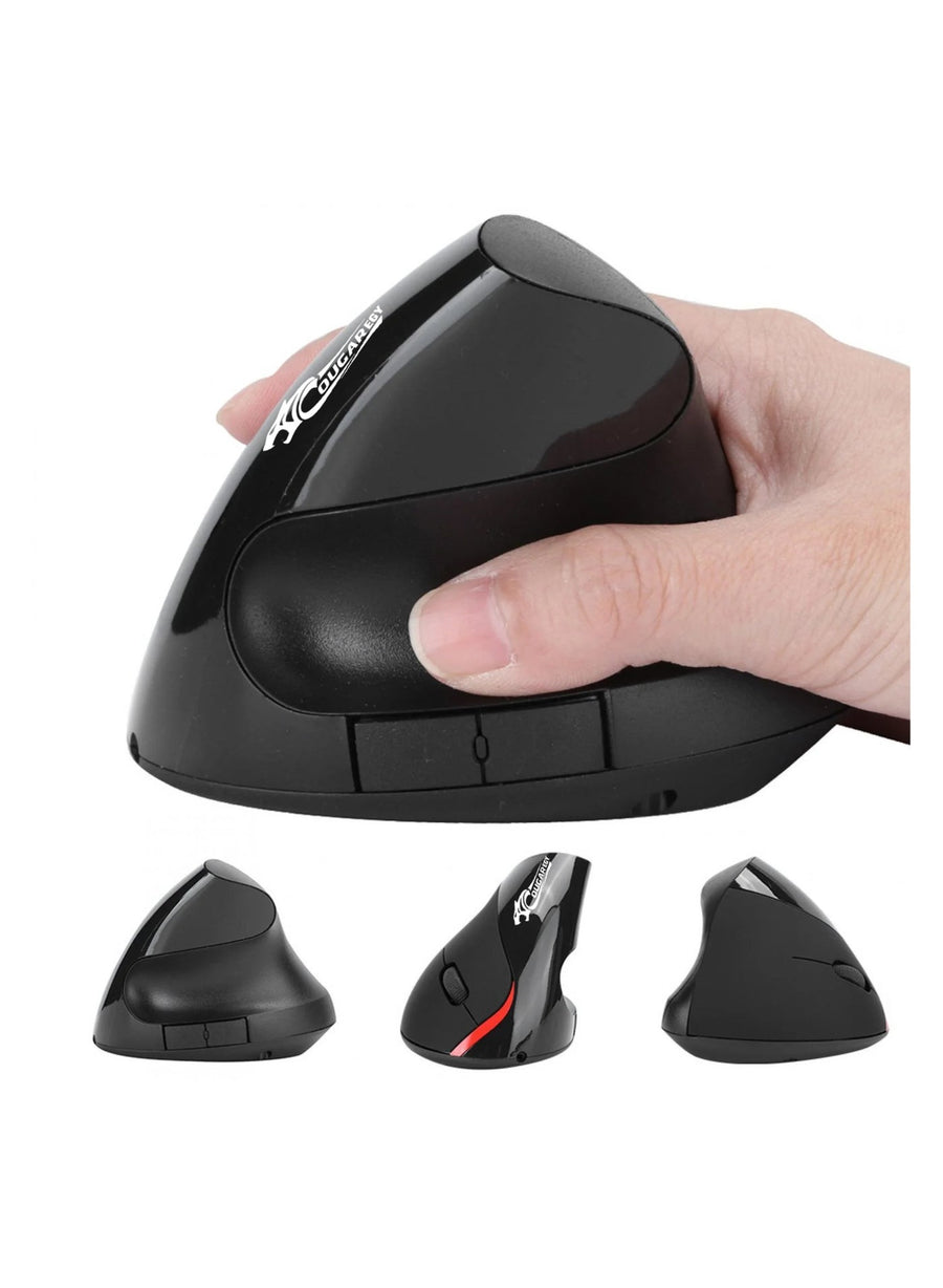 COUGAR EGY E1900 Vertical Ergonomic Wireless Mouse | 2.4GHz Wireless · Bluetooth | 1600 DPI | 4 Buttons · Quiet Click | 