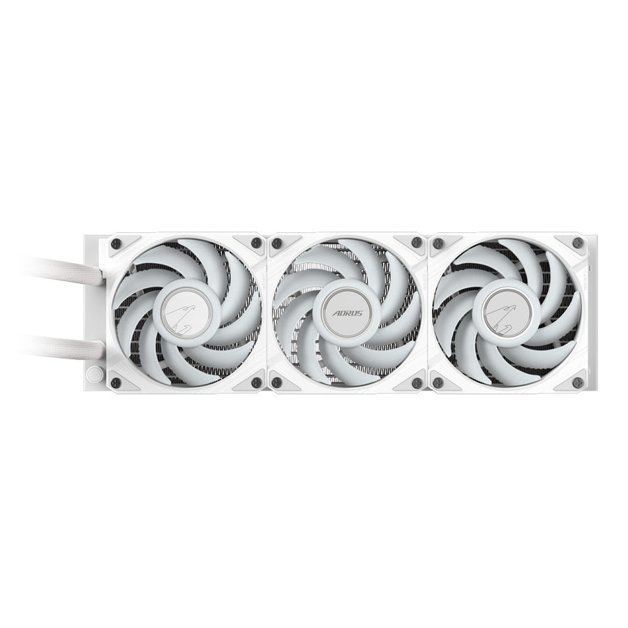 Gigabyte AORUS WATERFORCE II 360 ICE ARGB 360mm AIO Liquid CPU Cooler | 3× 120mm ARGB EZ-Chain · 800-2300 RPM · 64.95 CF