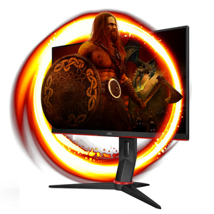 AOC 24-Inch Gaming Monitor | Full HD 1920x1080 | 165Hz | 1ms | FreeSync Premium | HDMI + DisplayPort + VGA | Black