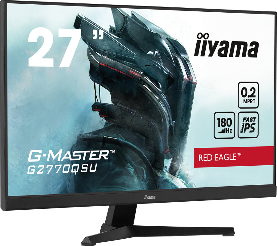 iiyama Red Eagle G-Master G2770QSU-B6 | 27" Gaming Monitor | QHD | 180Hz | Fast IPS | FreeSync