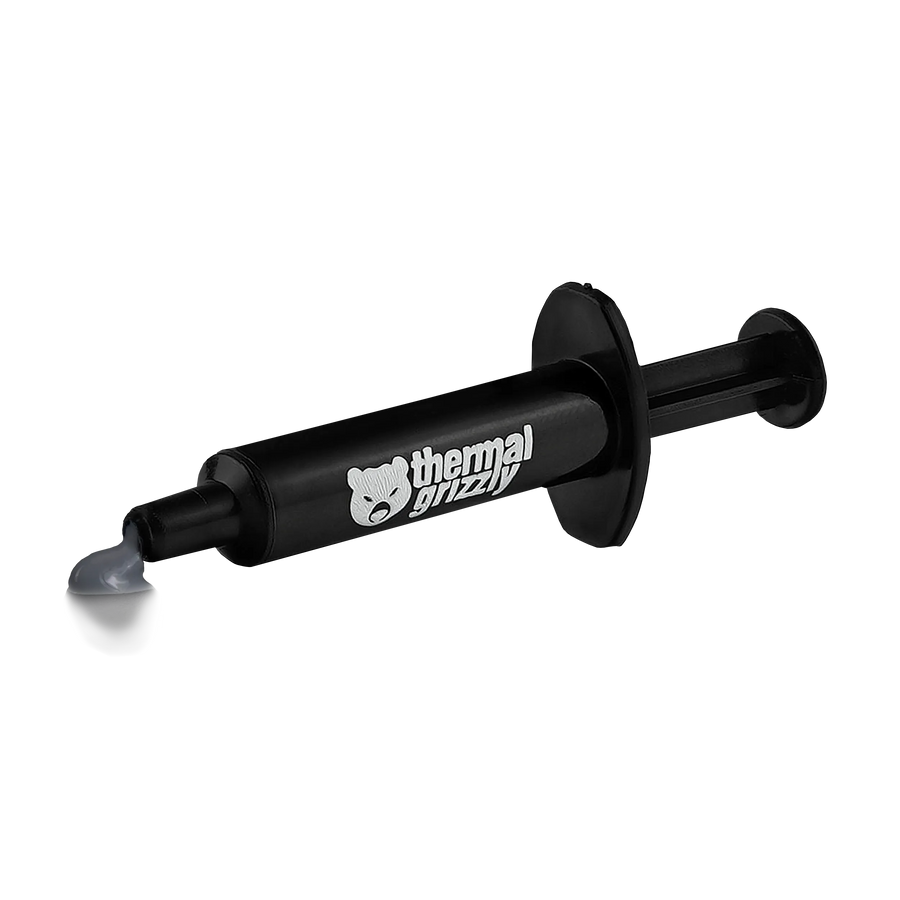 Thermal Grizzly Hydronaut Thermal Paste | 1 g Syringe | 11.8 W/mK | Non-Conductive · 0 pS/m | -200°C to +350°C | Grey