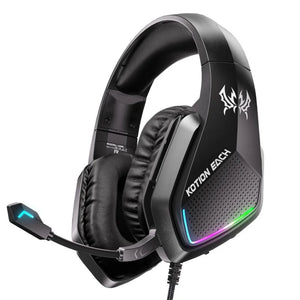 KOTION EACH G5000 Gaming Headset | 40mm Drivers | Virtual 7.1 Surround · RGB LED | 120° Noise-Reducing Mic | USB + 3.5mm · 1.8m | Black