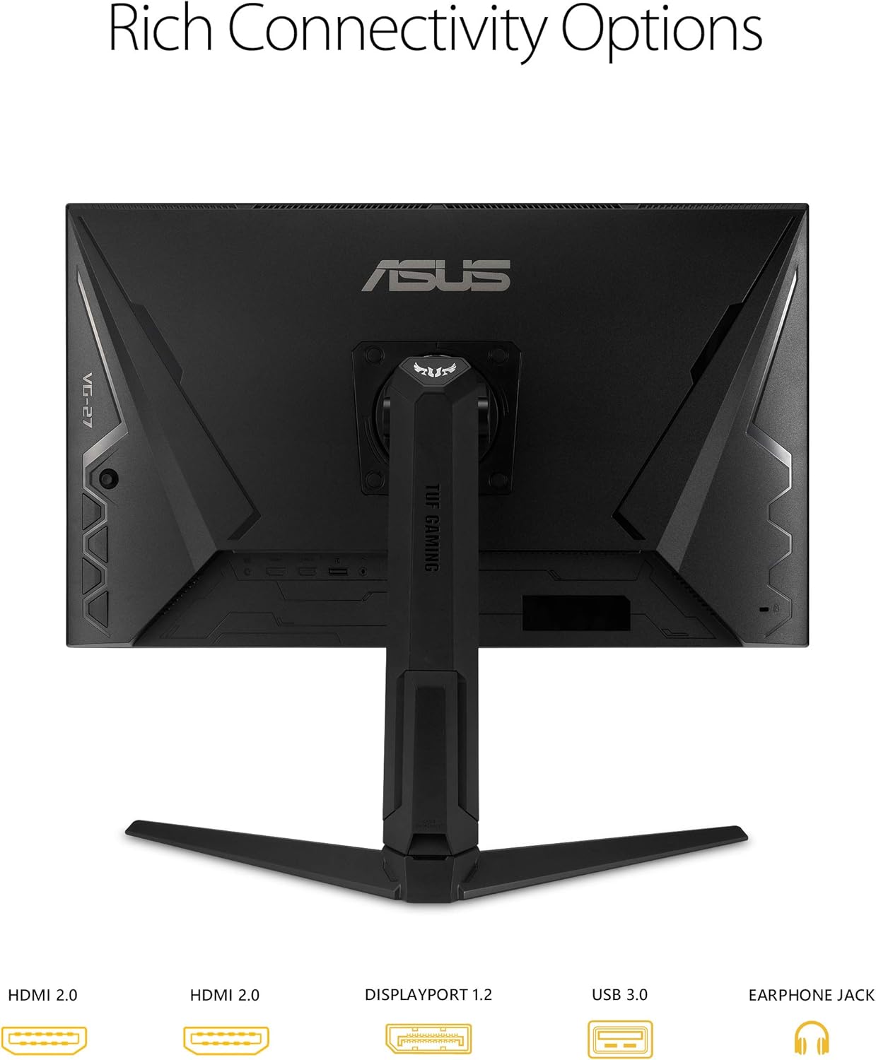 ASUS TUF 27-Inch Gaming Monitor | QHD | 170Hz | 1ms MPRT | IPS Panel | DisplayHDR 400 | FreeSync Premium + G-Sync Compatible