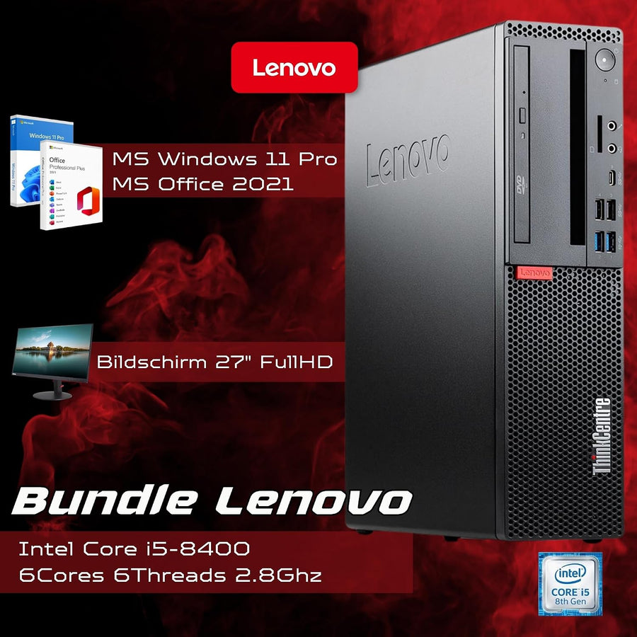 Lenovo Workstation Core i5-8500 Desktop PC