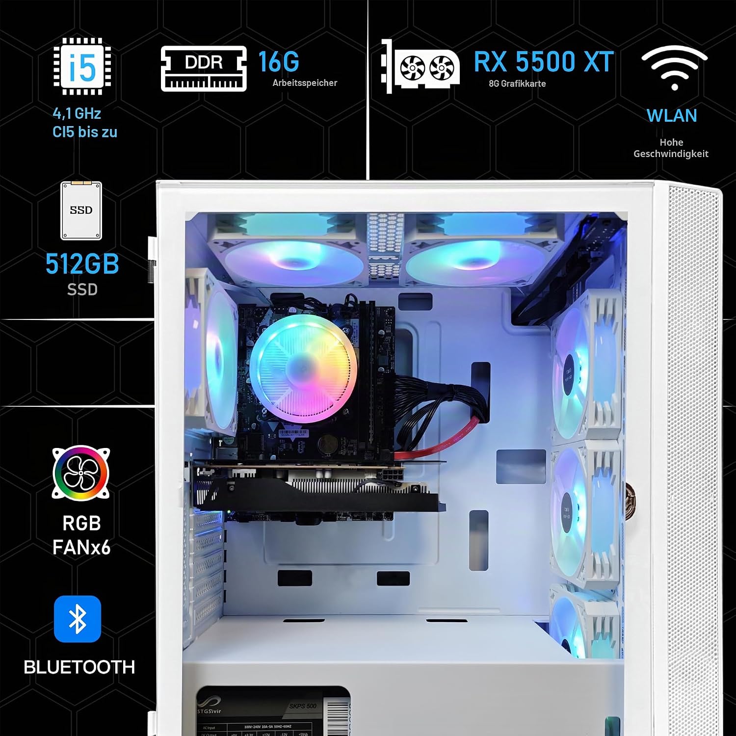 STGsivir Gaming Desktop PC