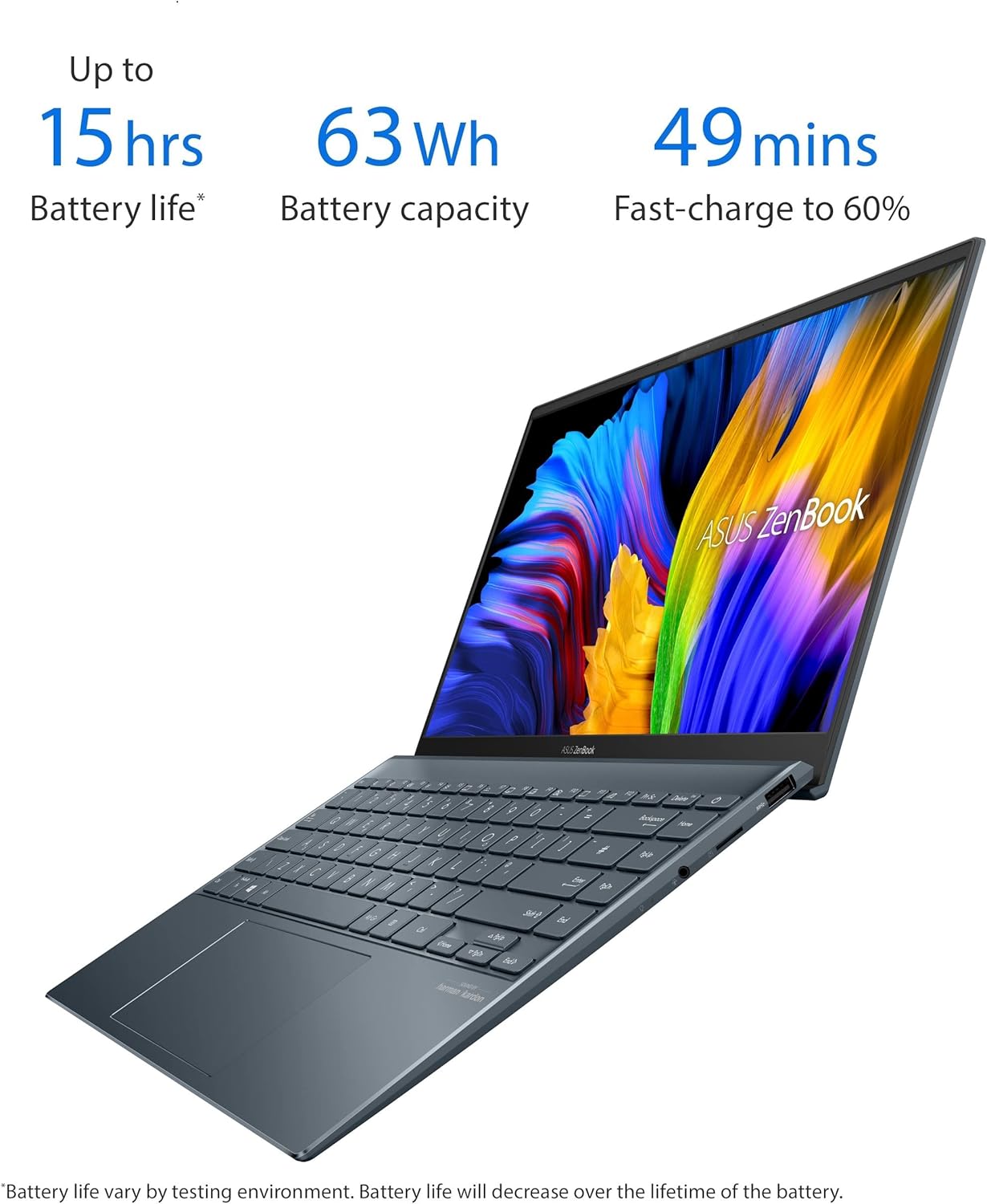 ASUS ZenBook 14 UM425QA-KI231W | AMD Ryzen 9 5900HX 8-Core Octa-Core | 14