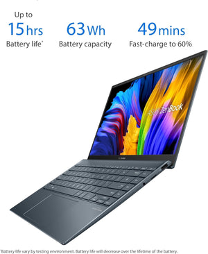 ASUS ZenBook 14 UM425QA-KI231W | AMD Ryzen 9 5900HX 8-Core Octa-Core | 14