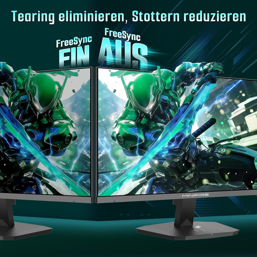 Minifire | 24" Gaming Monitor | Full HD | 180Hz | 1ms | IPS | 110% sRGB | Adaptive-Sync | HDMI