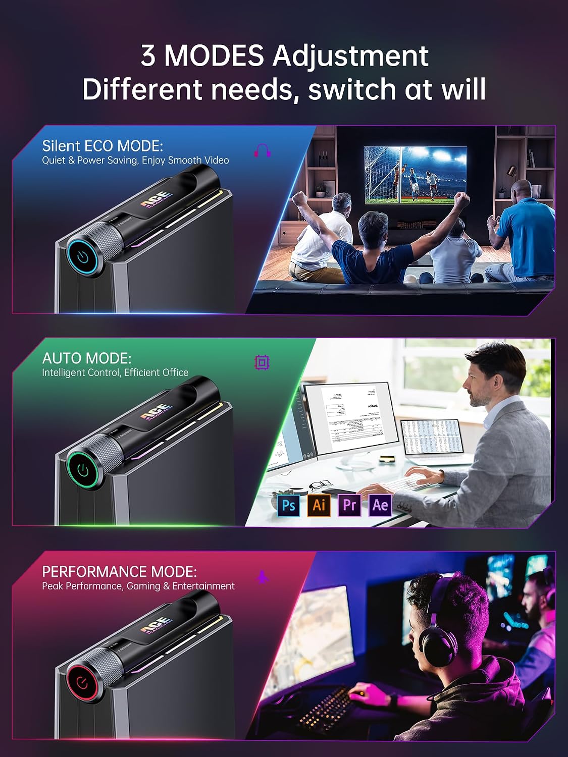 AMD Ryzen 9 6900HX Mini PC 16GB 512GB