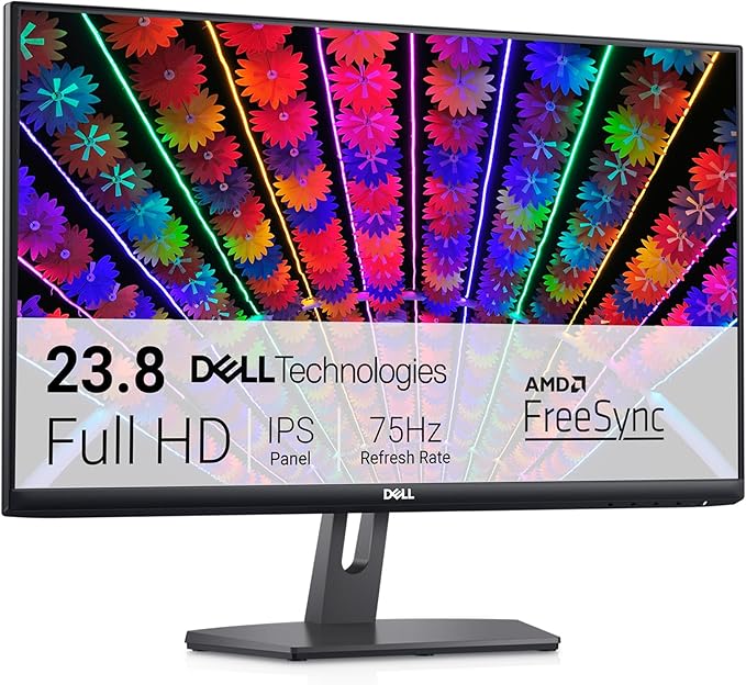 Dell S2421NX | 23.8" Full HD IPS Monitor | 75Hz | FreeSync | Dual HDMI | Frameless Design