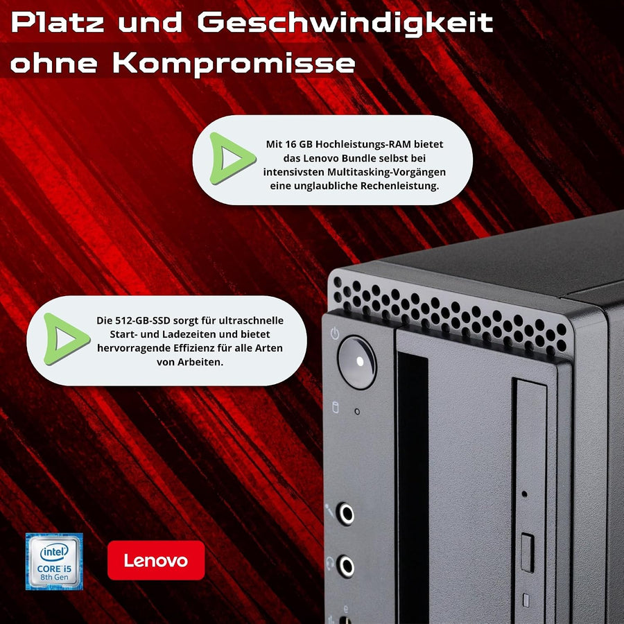 Lenovo Workstation Core i5-8500 Desktop PC