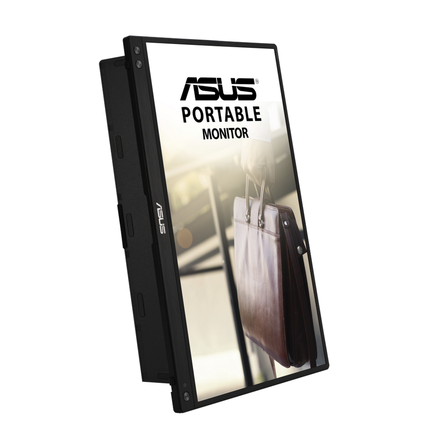 ASUS ZenScreen MB16ACV in portrait orientation
