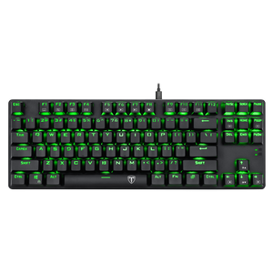 T-Dagger Bora T-TGK313 TKL Wired Mechanical Gaming Keyboard | 87 Keys · Full-Key Non-Conflict | Black Switches · 50M Clicks | Rainbow LED Backlight | Double-Shot Injection Keycaps · Detachable Switches