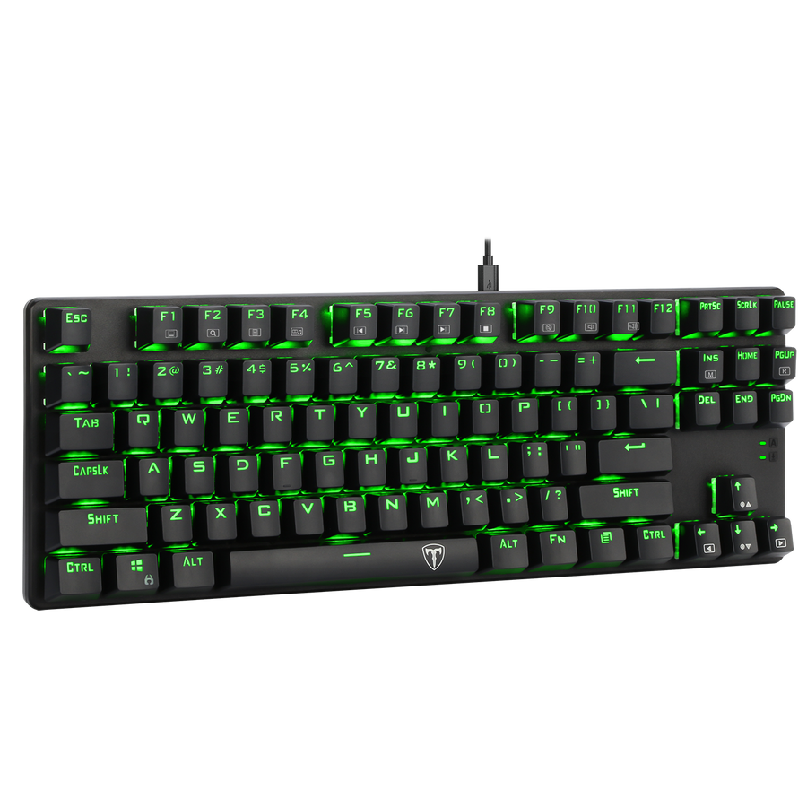 T-Dagger Bora T-TGK313 TKL Wired Mechanical Gaming Keyboard | 87 Keys · Full-Key Non-Conflict | Red Switches · 50M Click