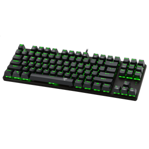 T-Dagger Bora T-TGK313 TKL Wired Mechanical Gaming Keyboard | 87 Keys · Full-Key Non-Conflict | Red Switches · 50M Clicks | Rainbow LED Backlight | Double-Shot Injection Keycaps · Detachable Switches