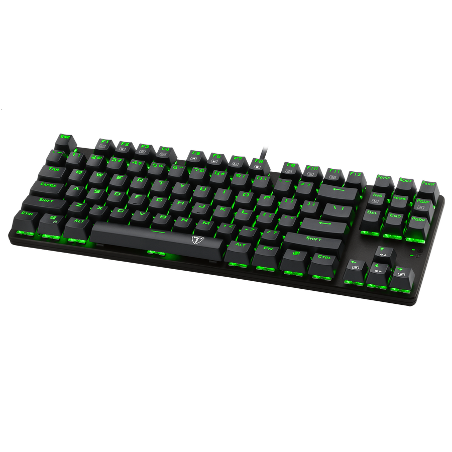 T-Dagger Bora T-TGK313 TKL Wired Mechanical Gaming Keyboard | 87 Keys · Full-Key Non-Conflict | Red Switches · 50M Click