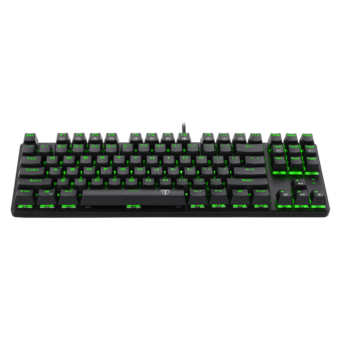 T-Dagger Bora T-TGK313 TKL Wired Mechanical Gaming Keyboard | 87 Keys · Full-Key Non-Conflict | Black Switches · 50M Clicks | Rainbow LED Backlight | Double-Shot Injection Keycaps · Detachable Switches