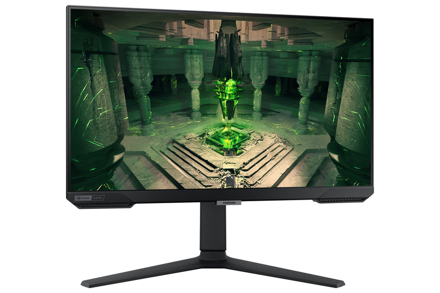 Samsung | 25" Gaming Monitor | Full HD 1920x1080 | 240Hz | 1ms GtG | IPS | FreeSync + G-Sync Compatible | HDMI + DisplayPort | Height Adjustable