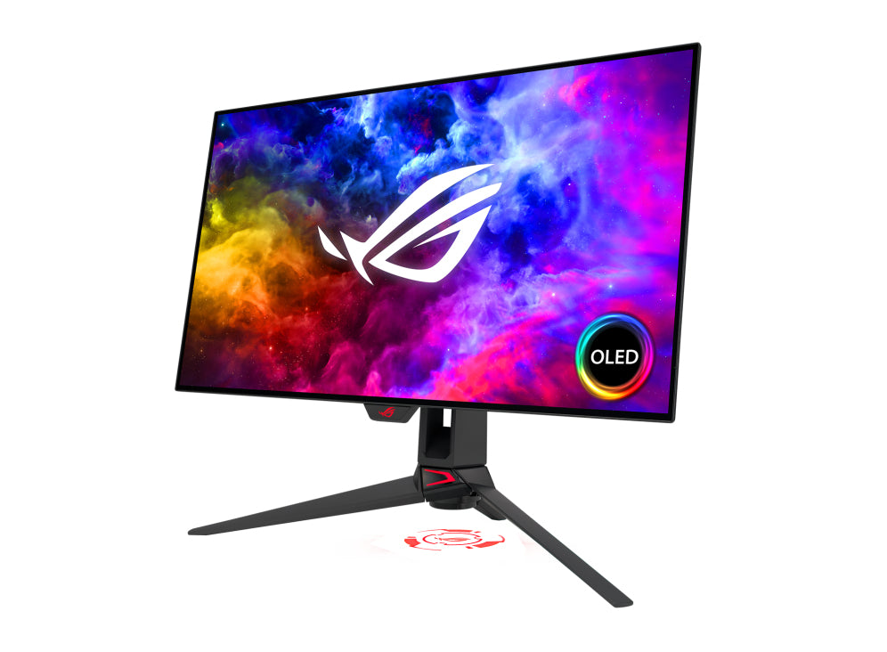 ASUS ROG Swift OLED PG27AQDM 27-Inch Gaming Monitor | QHD | 240Hz | 0.03ms GTG | OLED Panel | HDR | FreeSync + G-Sync Compatible | ملاحظة: NEW