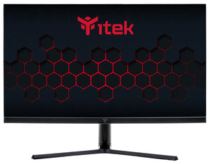 iTek 24.5-Inch Gaming Monitor | Full HD 1920x1080 | 144Hz | 1ms | Fast IPS Panel | HDR | Adaptive-Sync | HDMI + DisplayPort | Height Adjustable | Black