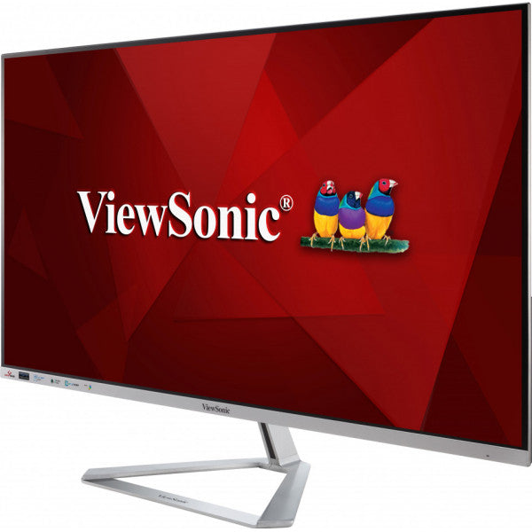 ViewSonic VX3276-2K-MHD-2 80 cm 32-Inch Monitor | QHD | IPS Panel | HDMI + DisplayPort | ملاحظة: خربوش ثقيل وخطين على الشمال
