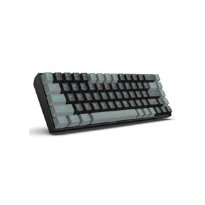 Redragon K662 Gwern Wireless Mechanical Keyboard | 68 Keys · 65% | Red Linear Switches · 5-Pin Hot-Swap | 2.4GHz + Bluetooth | Full-Key Anti-Ghosting | Black · Grey