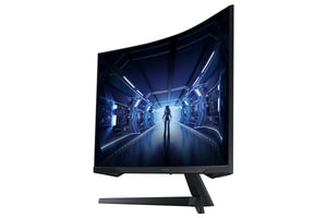 Samsung 27-Inch Curved Gaming Monitor | QHD 2560x1440 | 144Hz | .1ms | VA Panel 1000R | HDR10 | FreeSync Premium | HDMI | ملاحظة: new