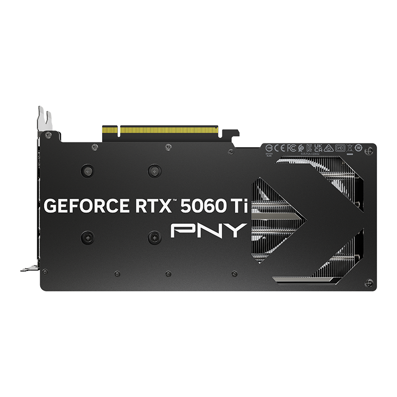 PNY GeForce RTX 5060 Ti 16GB Overclocked Dual Fan Graphics Card | 16GB GDDR7 · 128-bit · 448 GB/s | 2692 MHz Boost · 460