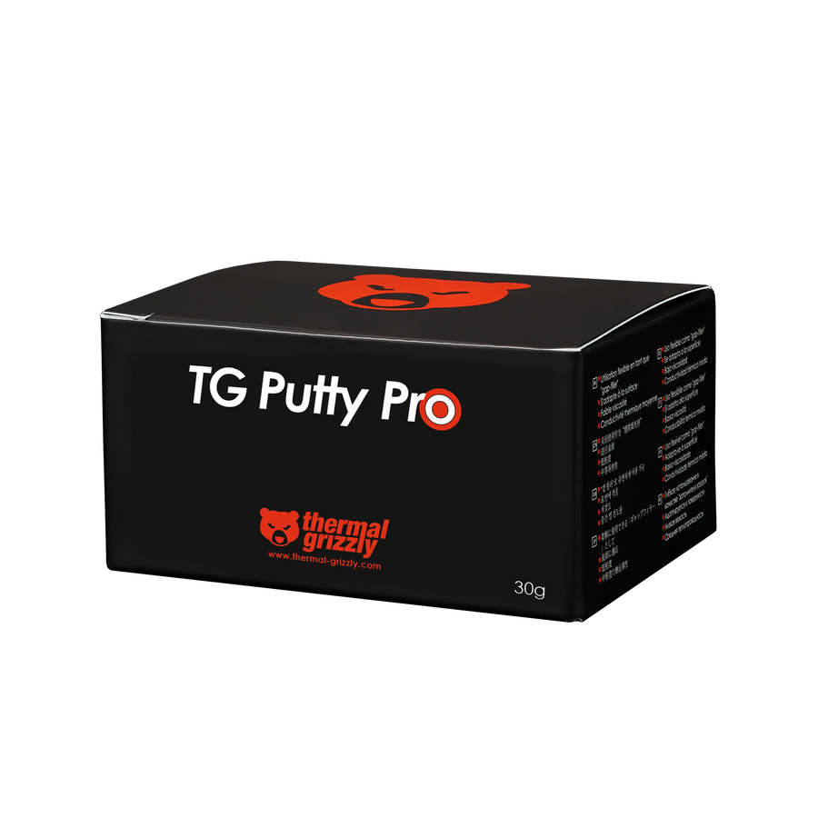 Thermal Grizzly TG Putty Pro TG-P-P-030 Thermal Putty Gap Filler | 30 g | Fills 0.2–3.0 mm Gaps | −40 °C to +120 °C | El