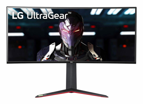 LG UltraGear 34-Inch Curved Gaming Monitor | 144Hz | 1ms GTG | IPS Panel | HDR | G-Sync Compatible | HDMI | ملاحظة: نقطة صغيرة مضيئة ع الشمال