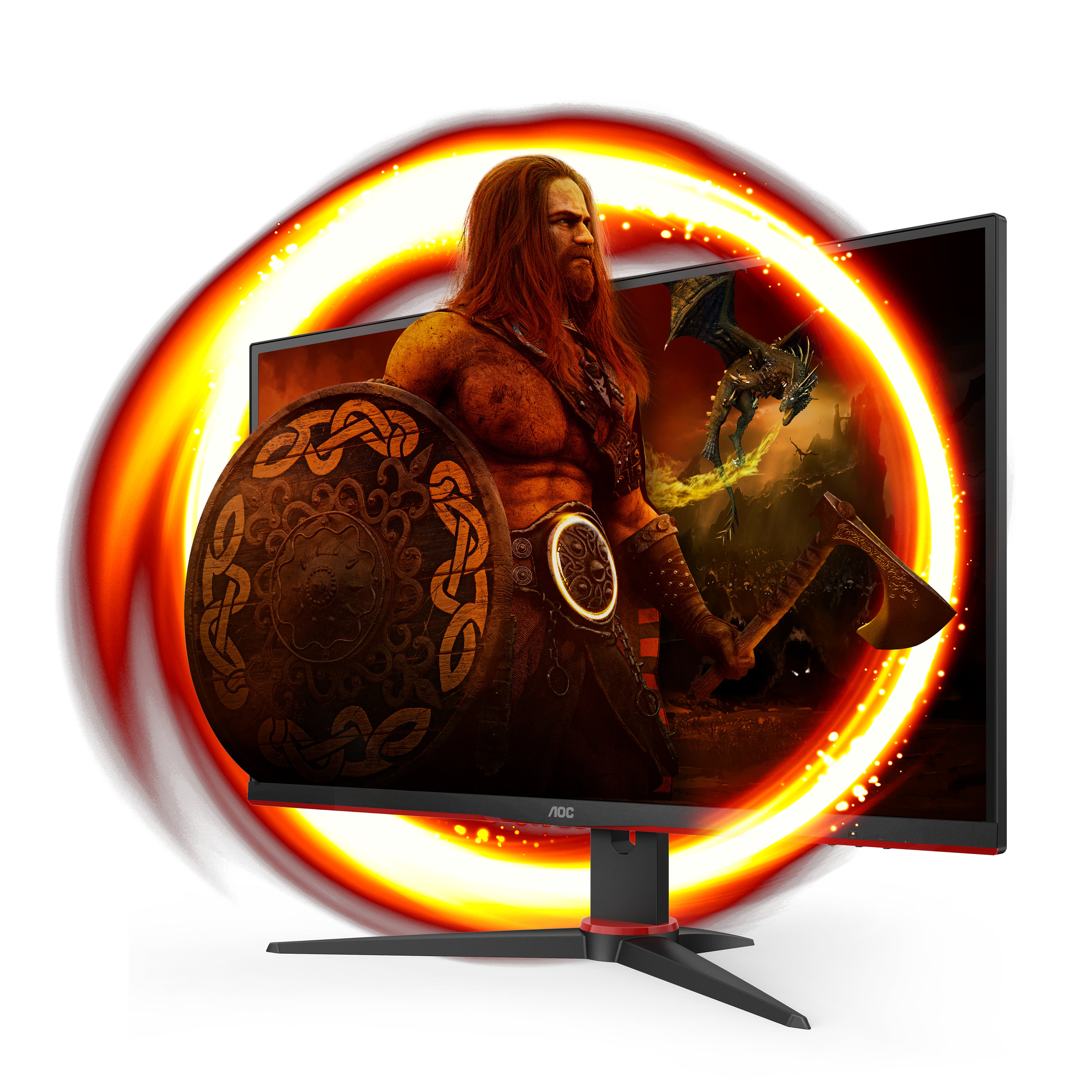 AOC 27-Inch Gaming Monitor | QHD 2560x1440 | 155Hz | 1ms MPRT | VA Panel | FreeSync Premium | HDMI + DisplayPort | Black
