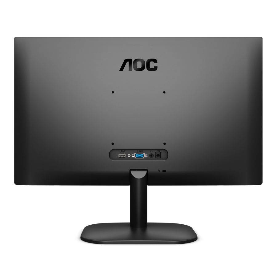 AOC 24B2XH 23.8-inch Full HD IPS Monitor | 1920x1080 @ 75Hz · 7ms GtG | 3-sided frameless · ultra-slim | 250 cd/m² · 100