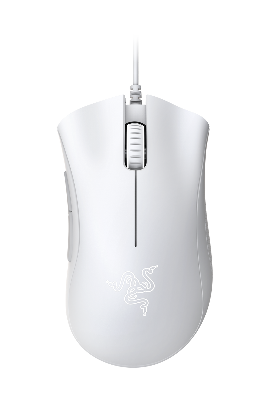 Razer DeathAdder Essential White Edition Gaming Mouse | True 6400 DPI Optical · 220 IPS · 30G | 5 Programmable Buttons |