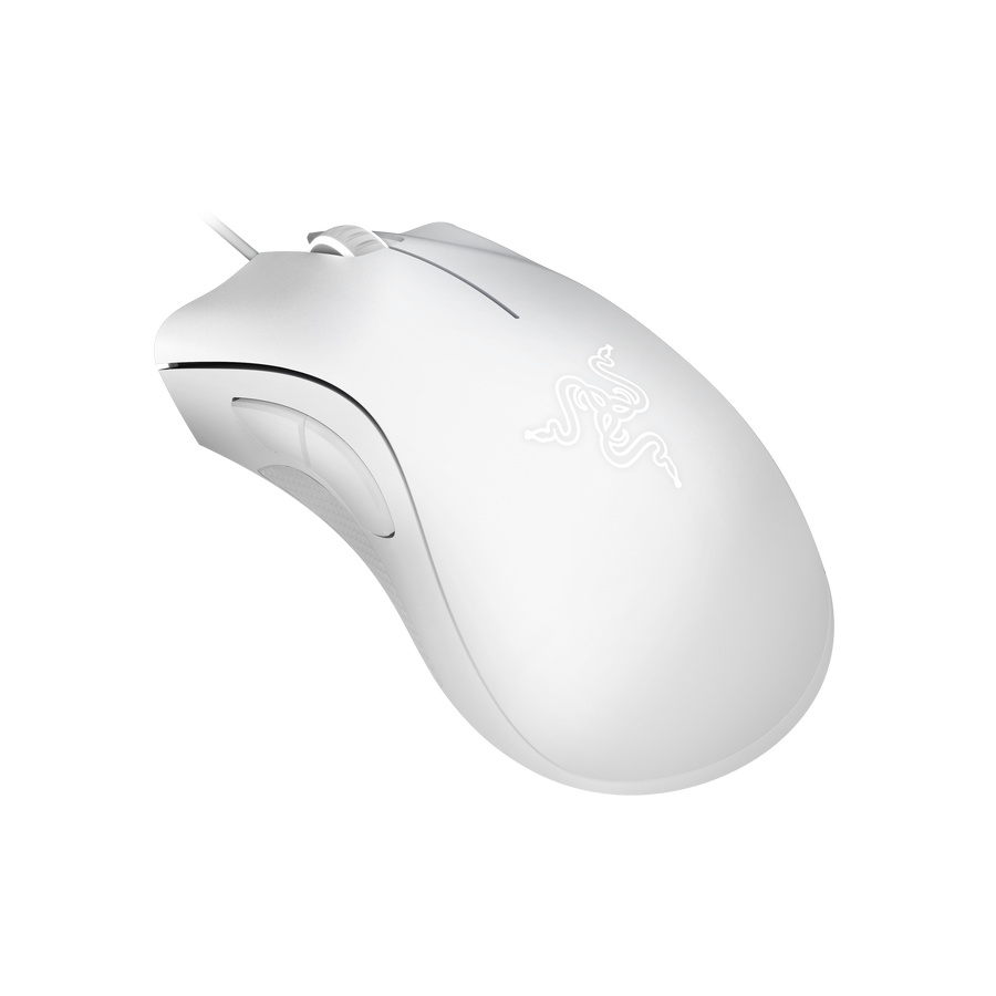 Razer DeathAdder Essential White Edition Gaming Mouse | True 6400 DPI Optical · 220 IPS · 30G | 5 Programmable Buttons |