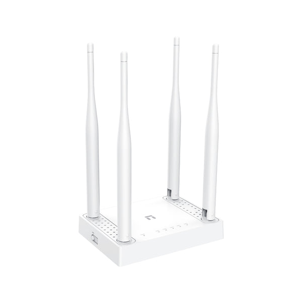 netis W4 300 Mbps Multi-Mode Wireless N Router | 2.4 GHz 802.11b/g/n · 300 Mbps | 4 × 5 dBi Fixed Antennas · 20 dBm | 1 