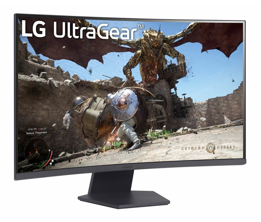 LG Ultragear™ 32GS60QC-B.AEU Gaming-PC-Monito 32-Inch Gaming Monitor | QHD 2560x1440 | 180Hz | 1ms | VA Panel | HDR