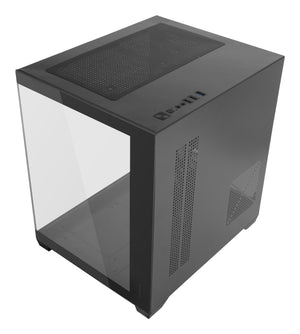 Mars Gaming MC-VIEW2 PC Case | Micro-ATX | Tempered Glass | ARGB Fans