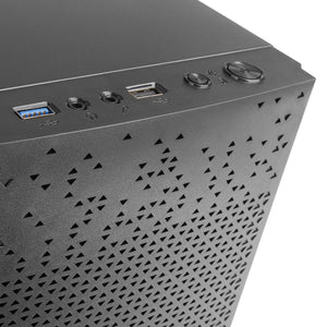 Tacens ANIMA AC6 PC Case | Micro-ATX | Mesh Front | Black