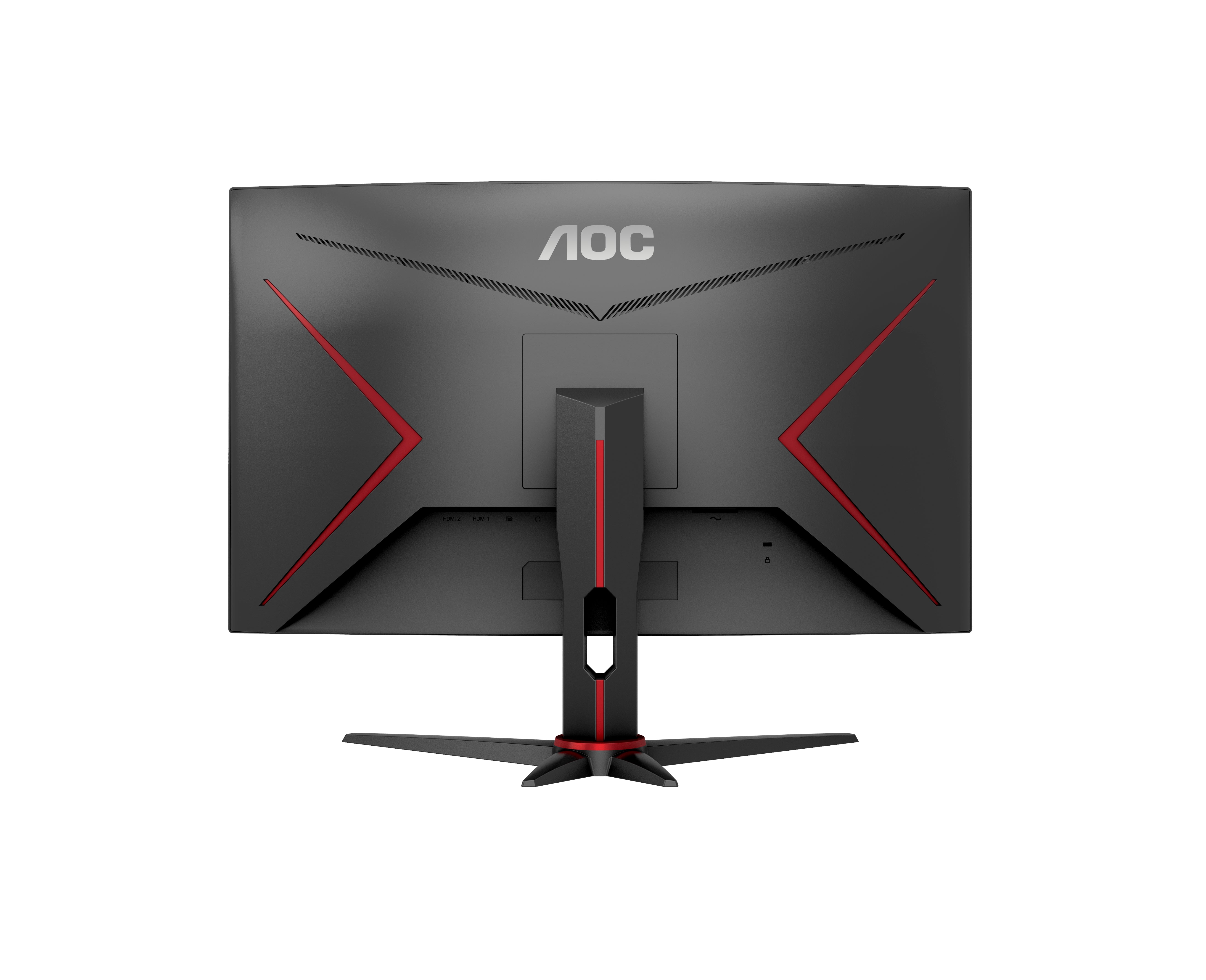 AOC 27-Inch Curved Gaming Monitor | QHD 2560x1440 | 165Hz | Curved | FreeSync Premium | HDMI + DisplayPort | Black | ملاحظة: SPOTS