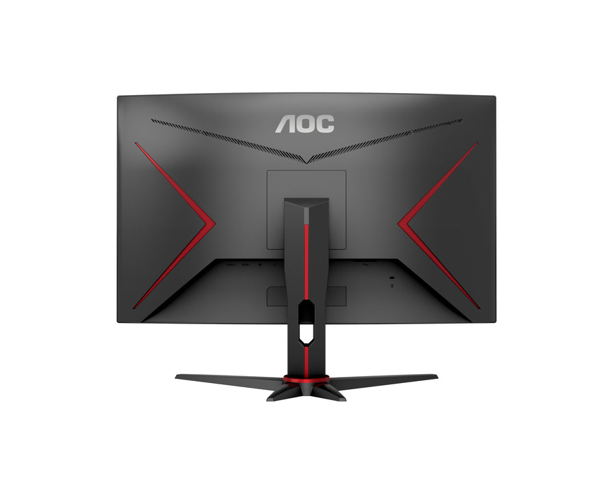 AOC | 27" Curved Gaming Monitor | QHD 2560x1440 | 165Hz | Curved | FreeSync Premium | HDMI + DisplayPort | Black