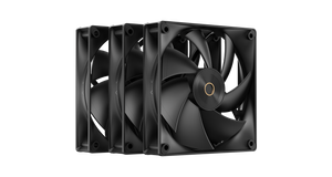 Ocypus Delta F12 BK 3-in-1 Case Fan | 120mm · 3-Pack | PWM 500-2000 RPM · 73 CFM | 4.3 mmH2O · ≤29 dBA · Hydraulic Bearing | Black