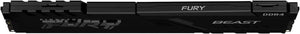Kingston FURY Beast DDR4 16GB Single Stick (1x16GB) Black | 3200MHz CL16-18-18 | Intel XMP 2.0 + AMD Ryzen | Plug-N-Play 2666MHz | 1.35V | Low-Profile Aluminum Heat Spreader | Single Module from 2x16GB Kit | Universal Compatibility