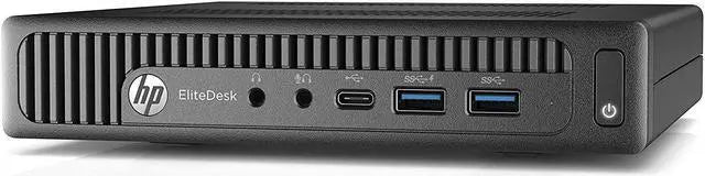 HP EliteDesk 800 G2 Desktop Mini PC | Intel Core i3 · 6th Gen | 8 GB DDR4 | 128 GB SSD | Intel HD Graphics 530 | USB Typ