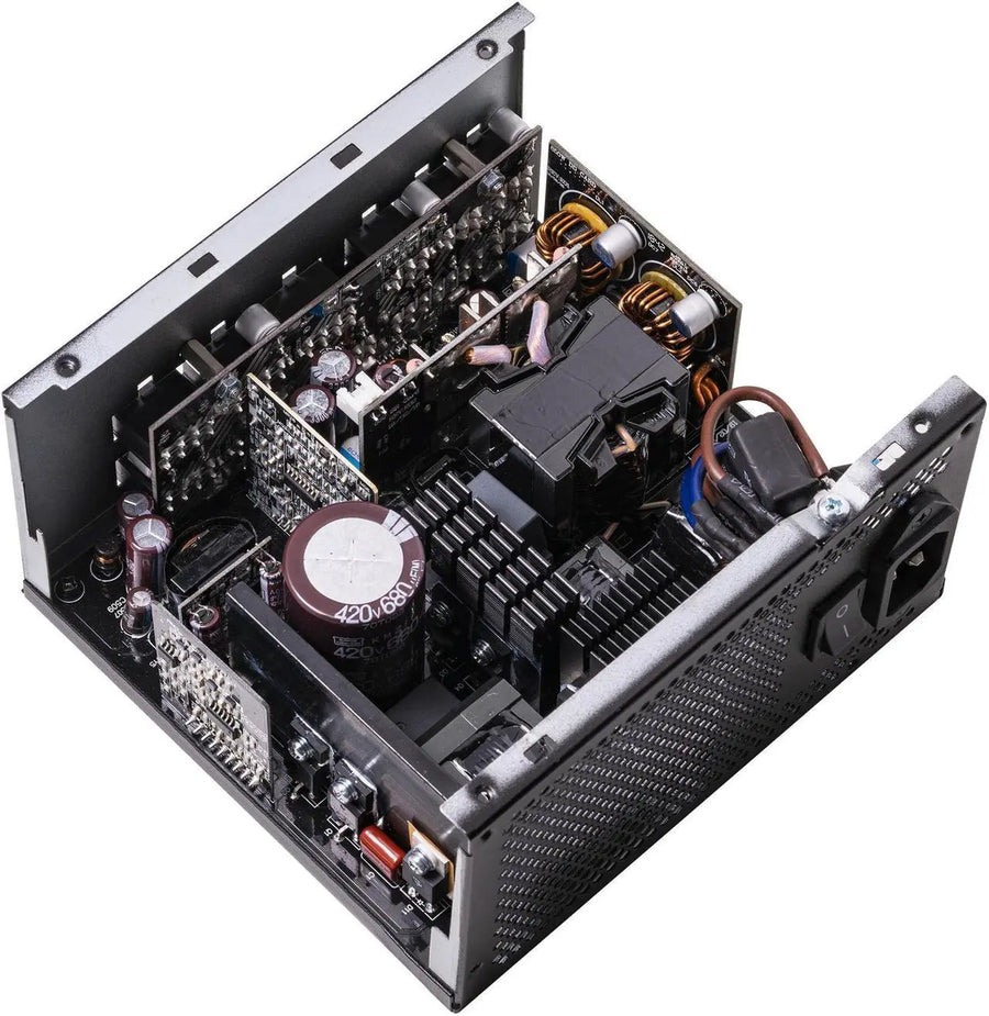 XPG Core Reactor 850W 80+ Gold | Fully Modular ATX Power Supply | 100% Japanese Capacitors | LLC Resonant Topology | DC-DC Design | 120mm FDB Fan | Intelligent Fan Curve | Cybenetics ETA Platinum + LAMBDA A- | Single +12V Rail