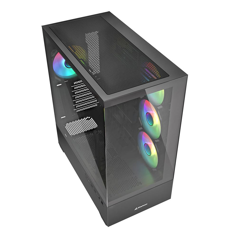 Sharkoon AK6 RGB PC Case ATX Black