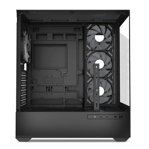 Sharkoon AK6 RGB PC Case | ATX Mid Tower | ARGB Fans | Black