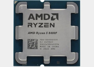 AMD Ryzen 5 8400F Desktop Processor MPK | 6 Cores · 12 Threads | 4.2GHz Base · Up to 4.7GHz Boost | 22MB Cache · Socket AM5 | 65W · DDR5